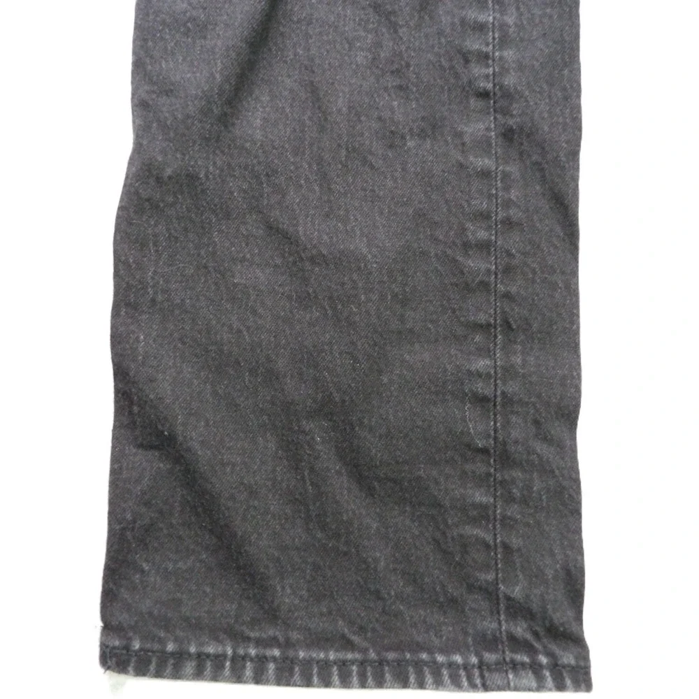Levi's 501 Original Fit Straight Leg Button Fly Stretch Men W40xL32 Black Jeans
